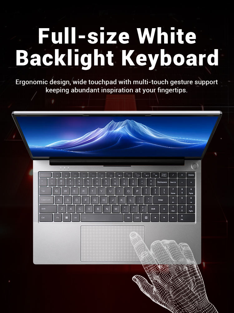 **Firebat AS1 15.6" Laptop – 16GB RAM, 512GB, 6-Core AMD, Metal Design**