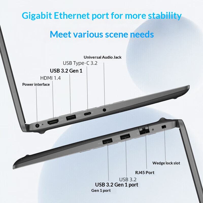 Dells Latitude 3450 Slim Laptop 14-inch High-Performance Business Laptop for Work Study Intel Core I7-1355U New Windows 11 SSD