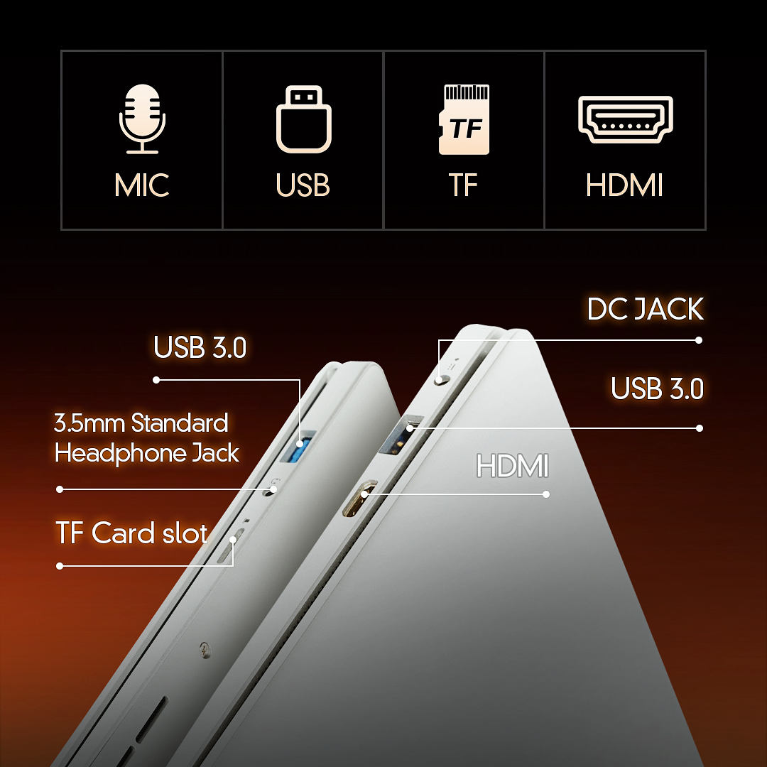 14.1" N4020C Windows 11 Laptop – Full HD, 256GB, Business Ready