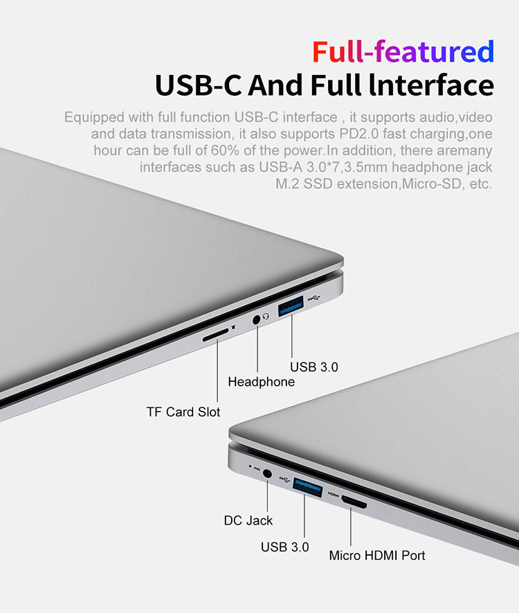 Affordable 14.1" Laptop – Dual Core, FHD, Win 11