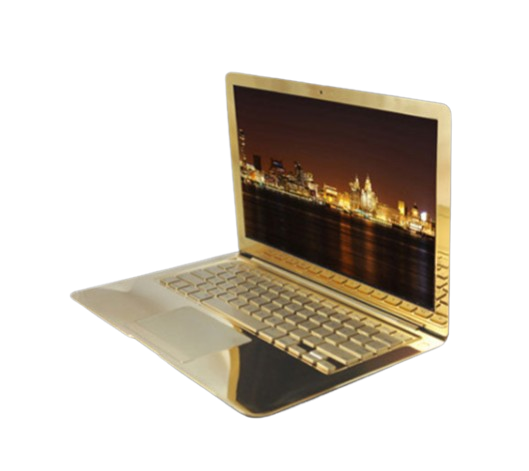24k Pure Gold MacBook