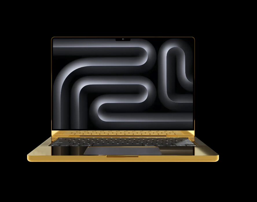 24k Gold MacBook Pro 16 inch 1TB